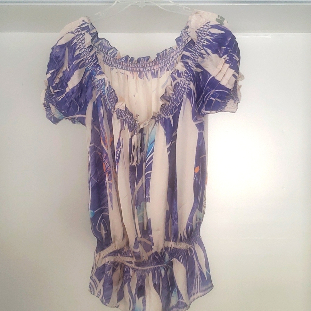 Silky Bohemian Style Top